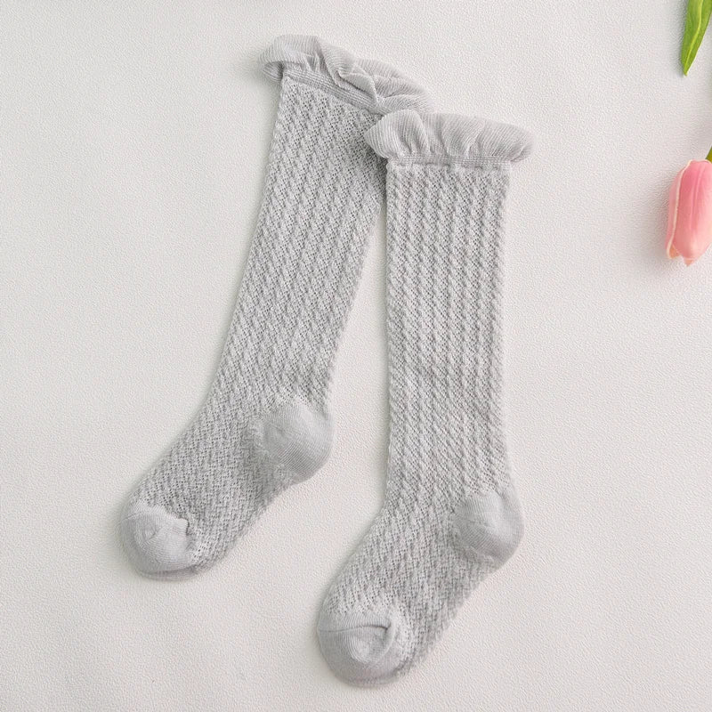 Baby-Mädchen Kniestrümpfe – Atmungsaktive Baumwolle
