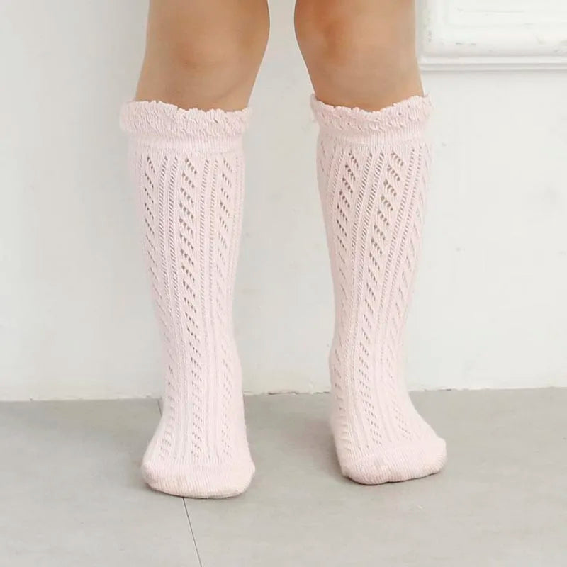 Baby-Mädchen Kniestrümpfe – Atmungsaktive Baumwolle