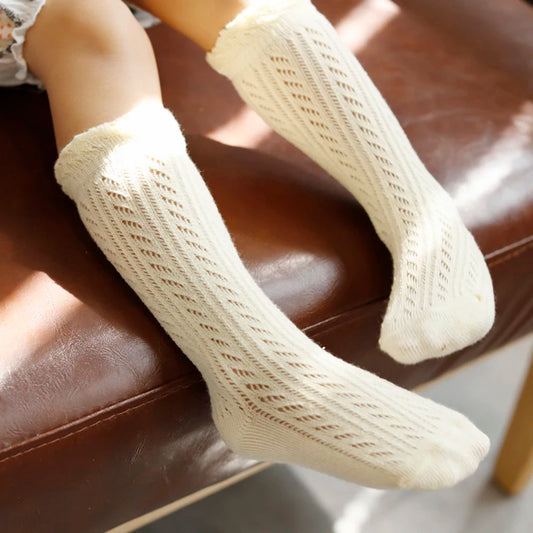 Baby-Mädchen Kniestrümpfe – Atmungsaktive Baumwolle