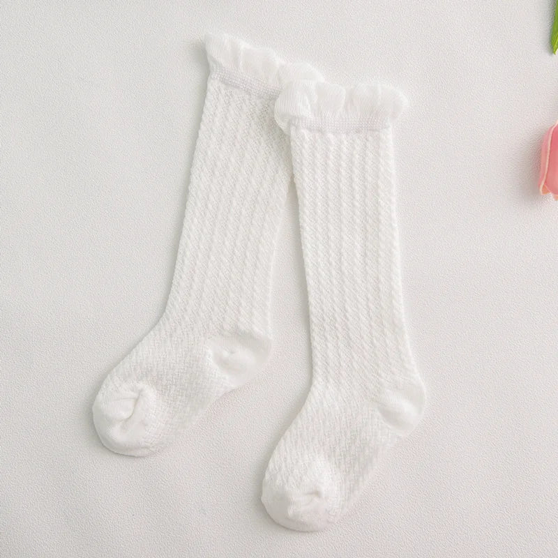 Baby-Mädchen Kniestrümpfe – Atmungsaktive Baumwolle