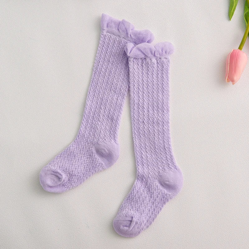 Baby-Mädchen Kniestrümpfe – Atmungsaktive Baumwolle