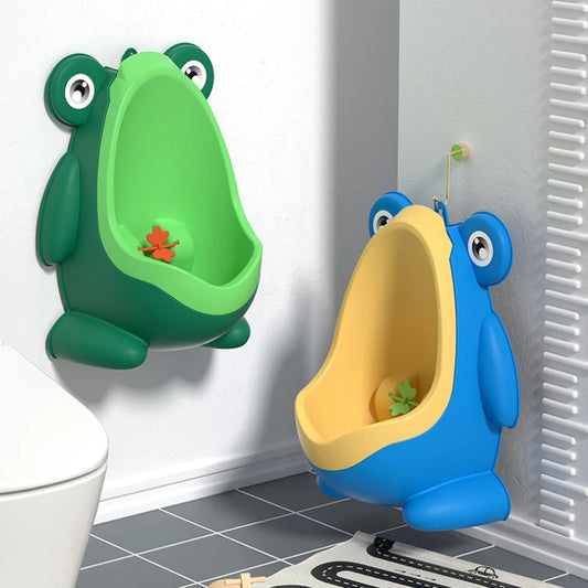 Baby Jungen Steh-Pott – Wandmontierter Urinal im Frosch-Design