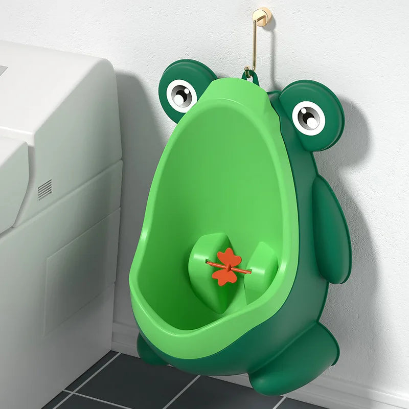 Baby Jungen Steh-Pott – Wandmontierter Urinal im Frosch-Design